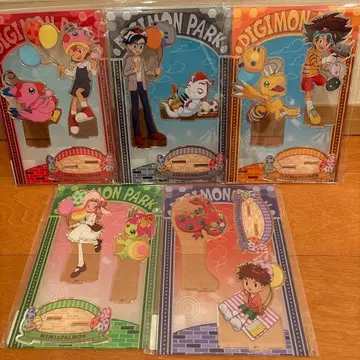 [ 미개봉 새상품 ] MEGA 아크릴 스탠드 디지몬 5장 세트