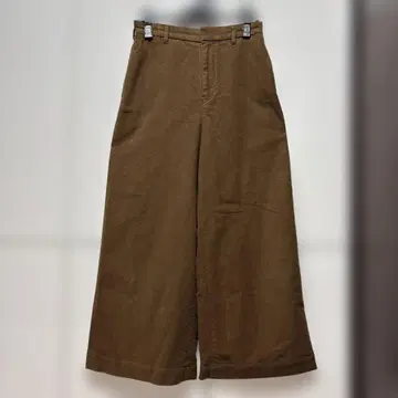 45R 몰 서지 스트레치 와이드 팬츠 캐주얼 팬츠 사이즈 2 마론색