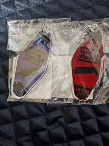 [ 미개봉 ] TRIGUN 모텔 키링 바슈 울프우드