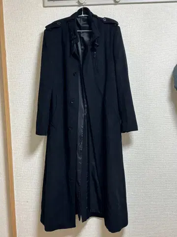 캐시미어 롱 체스터 코트