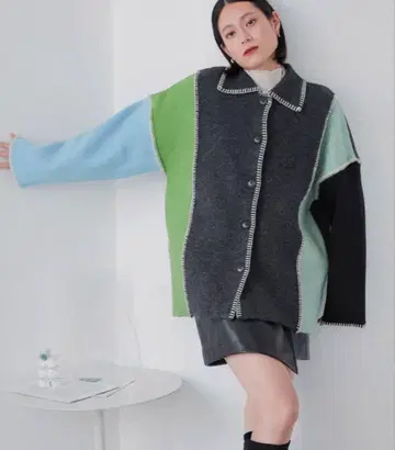 LOWRYSFARM 핸드 스티치 라이크 가디건