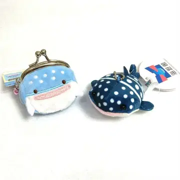 [ 새상품 ] 해유관 진베이 상어 키링 & 코인 케이스 동전 지갑