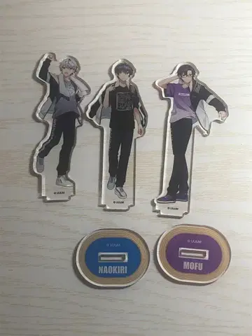 컬러풀 피치 아크릴 스탠드 묶음 판매