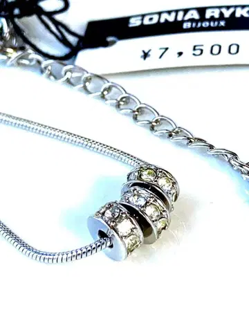 새상품 SONIA RYKIEL 3연 론델 목걸이 소니아 리키엘 목걸이
