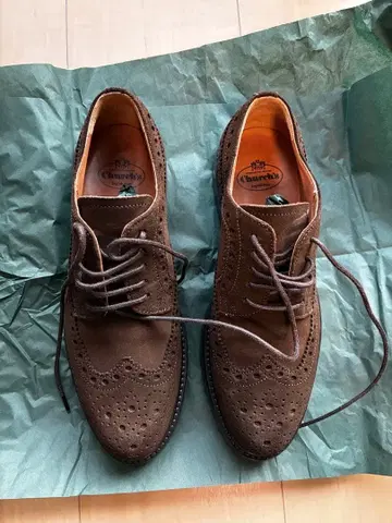 처치스 브로그 신발 브라운