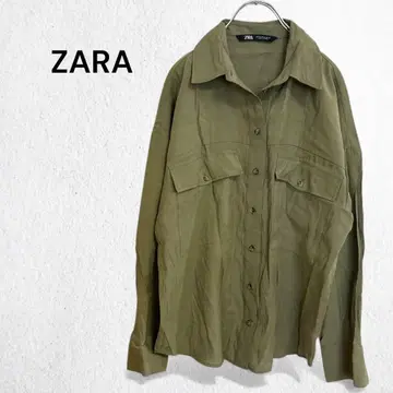 자라 셔츠 상의 밀리터리 워크 겉옷 얇은 소재 루즈핏 캐주얼