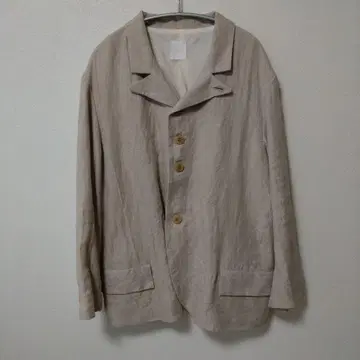 Gauze# 베이지 린넨 자켓