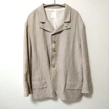 Gauze# 베이지 린넨 자켓