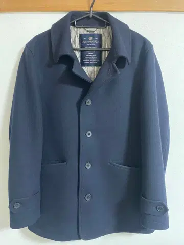 NANO universe SUPER140'S 멜톤 싱글 P 코트