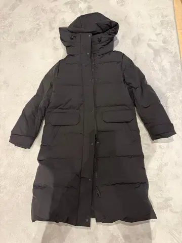 유니클로 울트라 웜 다운 롱 코트