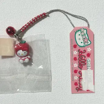 지역 한정 키티 신슈 빨간 사과 헬로키티 펜던트 스트랩
