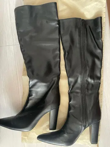 새상품 에스페란자 롱 부츠 블랙