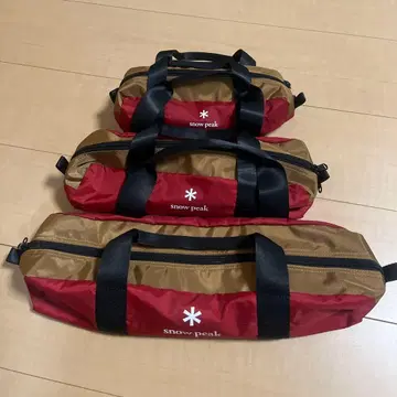스노우피크 텐트형 파우치 3개 세트