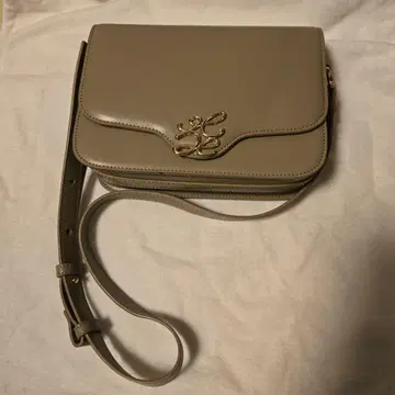 SNIDEL 그레이 합성 피혁 숄더백