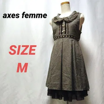 axes femme 슬리브리스 원피스 점프 스커트 프릴 두꺼운 원단