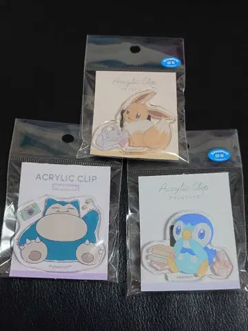 포켓몬 아크릴 클립 카비곤 이브이 팽도리