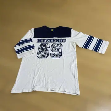 HYSTERIC 69 프린트 5부 소매 T셔츠