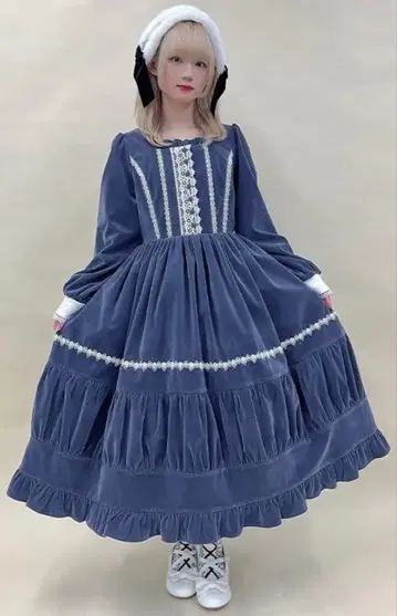 axes femme Chalmiere 윈터 원피스 ( 블루 )