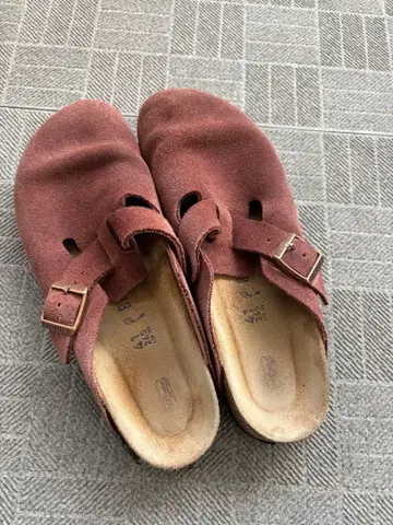 BIRKENSTOCK 보스턴 26.5cm 스웨이드 브라운 빌켄