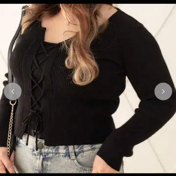 시마무라 람쨩 스핀들 니트 풀오버 LL 블랙