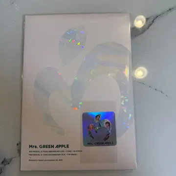 Mrs. GREEN APPLE 기념 앨범 씰 포함