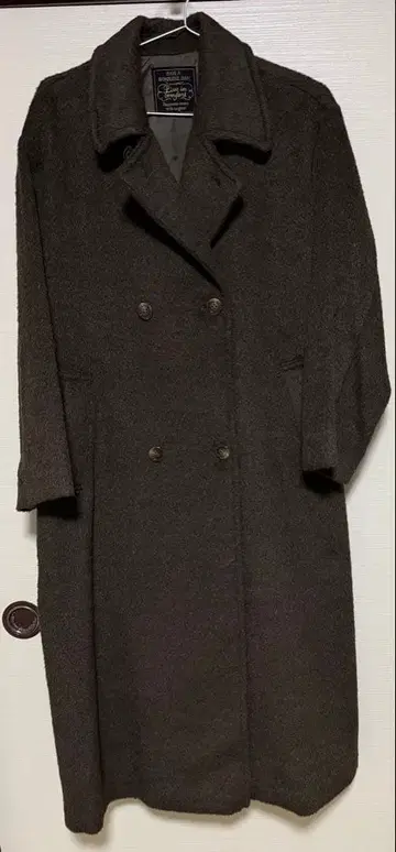 [ live in comfost ] 롱 코트 다크 브라운