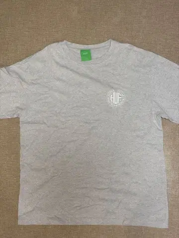 HUF (하프) 서클 로고 티셔츠 그레이 L 사이즈 새상품급