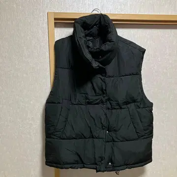 다운 베스트 프리 사이즈 블랙 남성용