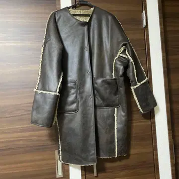 니코앤드 niko and - 아우터 페이크 무스탕 리버서블