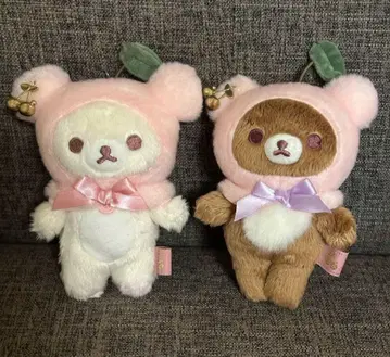 리락쿠마 코리코구의 주얼 체리 테마 걸이 인형 코리락쿠마