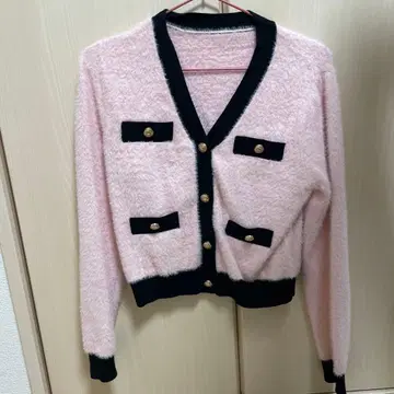 포근포근 핑크 가디건