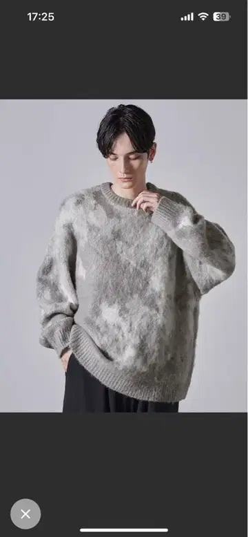 니트 스웨터 그레이 CLEL