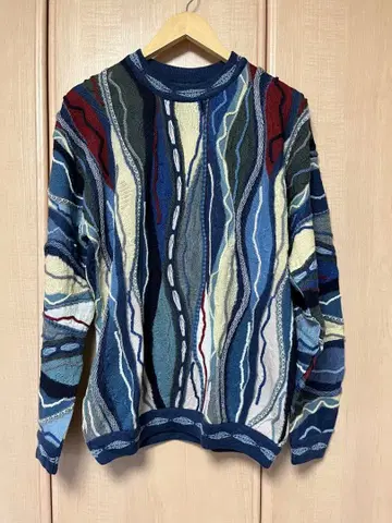 AKLANDA 3D 울 니트 멀티 컬러 남성용 XL 호주산