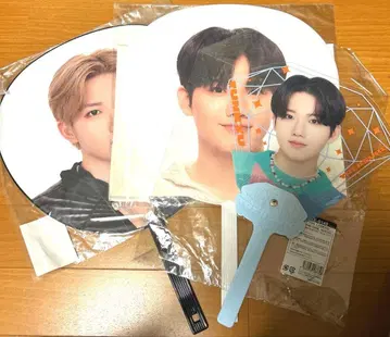 TREASURE 부채 클리어 부채 준규 3장 세트 공식