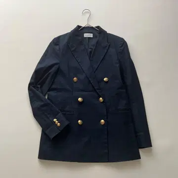 새상품급 PLST 네이비 더블 브레스트 골드 버튼 자켓 네이비 S