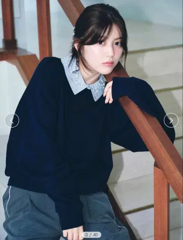 [ USAGI ONLINE/ZOZO TOWN 한정판 ] 비쥬 카라 맨투맨