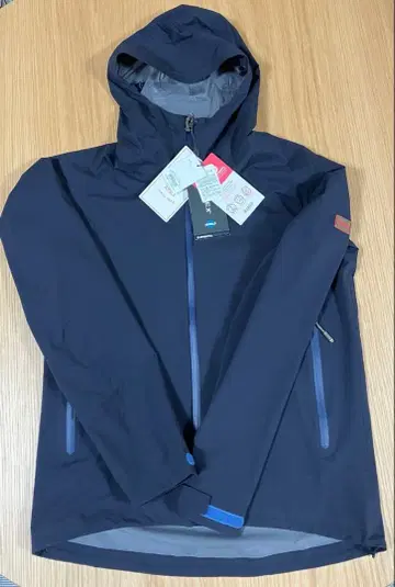 AIGLE PERTEX 네이비 마운틴 후드티 MEDIUM