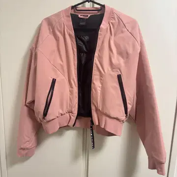 adidas KARLIE KLOSS 봄버 자켓 핑크