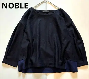 [ 새상품급 ] NOBLE 노블 워셔블 울 풀오버 티셔츠