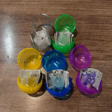 캡슐 토이 세트 모야시몬 메지루시 액세서리 5종 세트