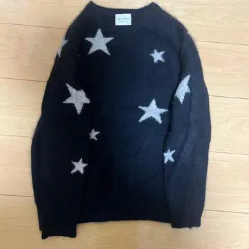 TIME TO RELAX 별 패턴 니트 스웨터