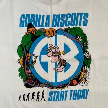 Gorilla Biscuits 티셔츠 L 사이즈