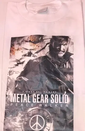 레어 메탈기어 솔리드 월드 투어 T셔츠 M사이즈