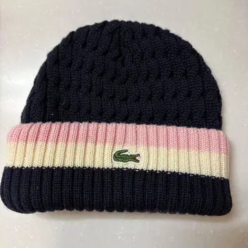 라코스테 니트 모자