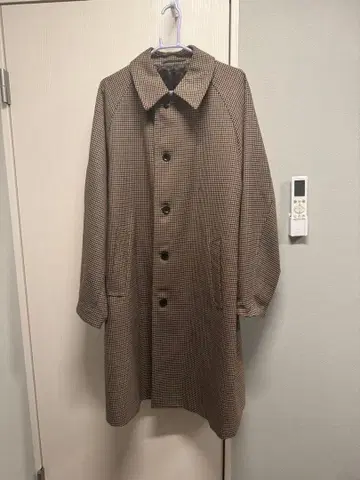 GU 건클럽 체크 빅 코트 XL