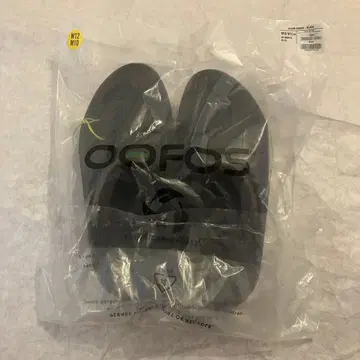 OOFOS 우포스 OOahh 우아 29cm 리커버리 샌들 블랙