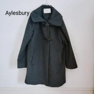 Aylesbury 울 코트 그레이 겨울 앨리스버리 롱 기장