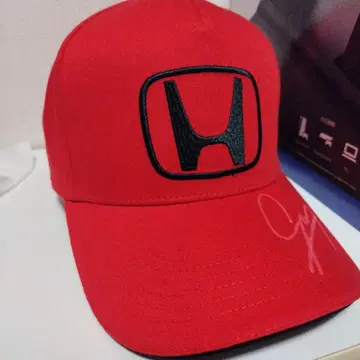 HONDA 코이데 선수 사인 포함 빨간색 캡 성인용