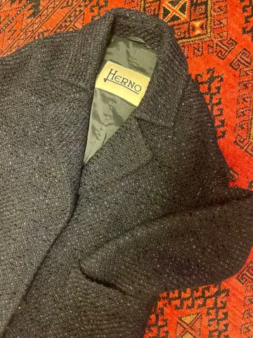 [ 새상품급 ] Herno(헬노) 네이비 코트