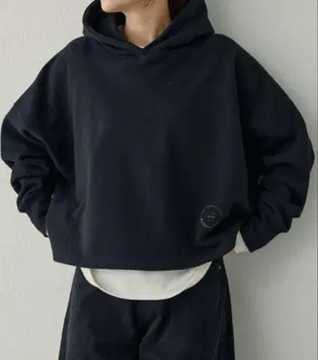 24년 퓨어세신 오가닉 속기모 숏 기장 후드티